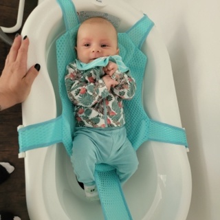 Baby Shower Bañera Almohadilla Antideslizante Asiento De Bebé Soporte De  Baño Recién Nacido Cojín Plegable Redes