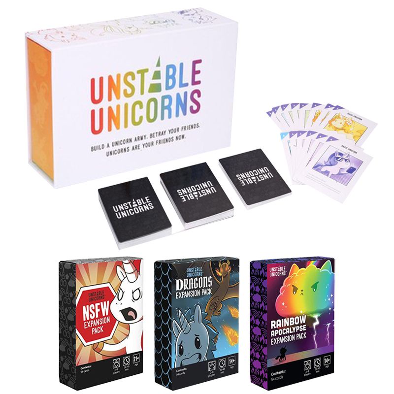 Unstable Unicorns Expansion Pack Rainbow Apocalypse - Juego de Mesa