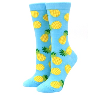 Calcetines amarillos Pineapple Dude, Calcetines divertidos para niños