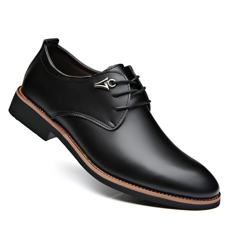 Zapatos Zapatos Casual Hombres Puntera de cuero puntiaguda Boda Moda  Negocios Zapatos de cuero de los hombres de vestir Zapatillas de deporte