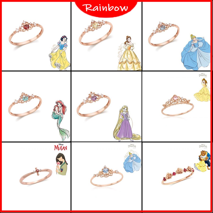 Anillos de princesas disney sale