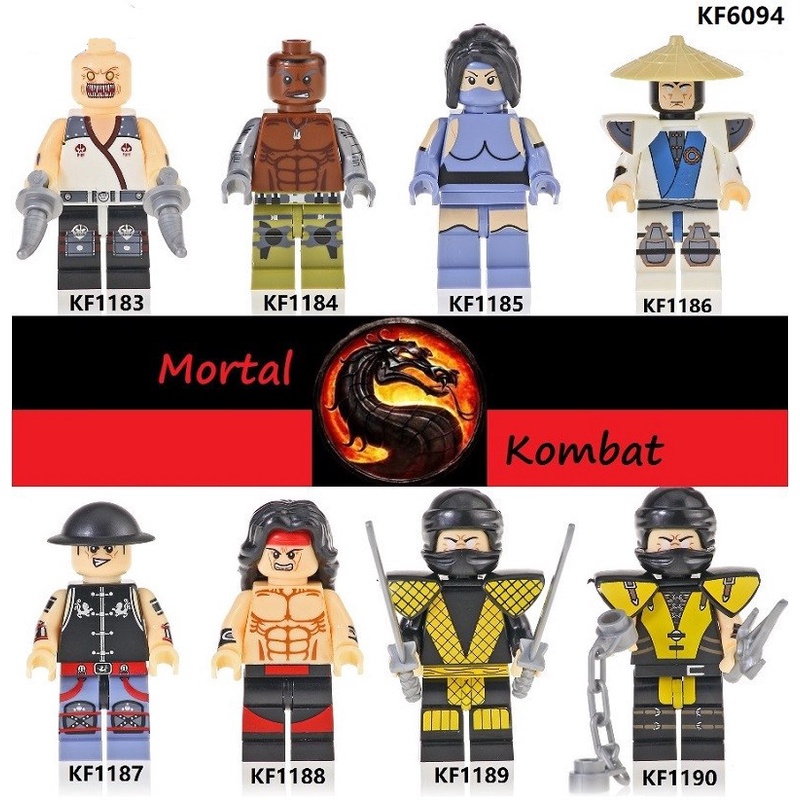 Kubo. Muñecos Personajes Articulados Tipo Lego