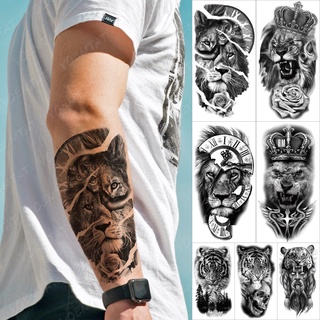 Tatuaje de best sale leon con reloj