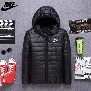 Chaqueta nike negra discount hombre