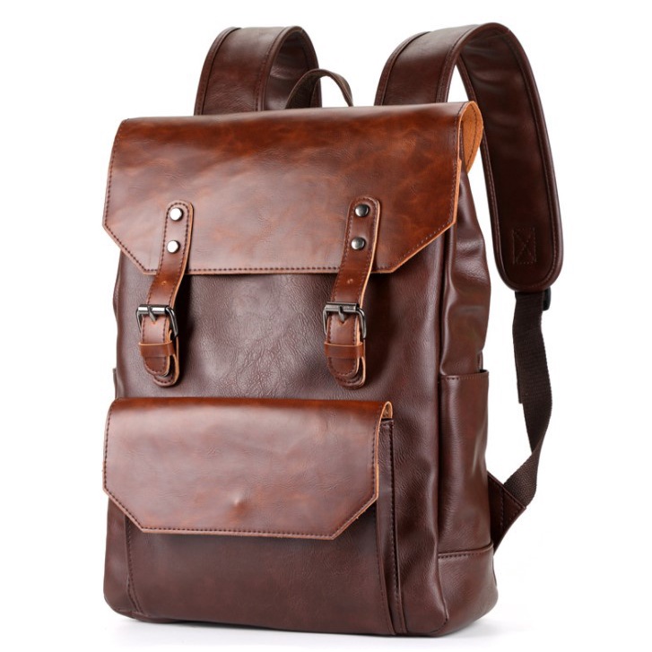 Bolso de cuero para hombre, varios colores