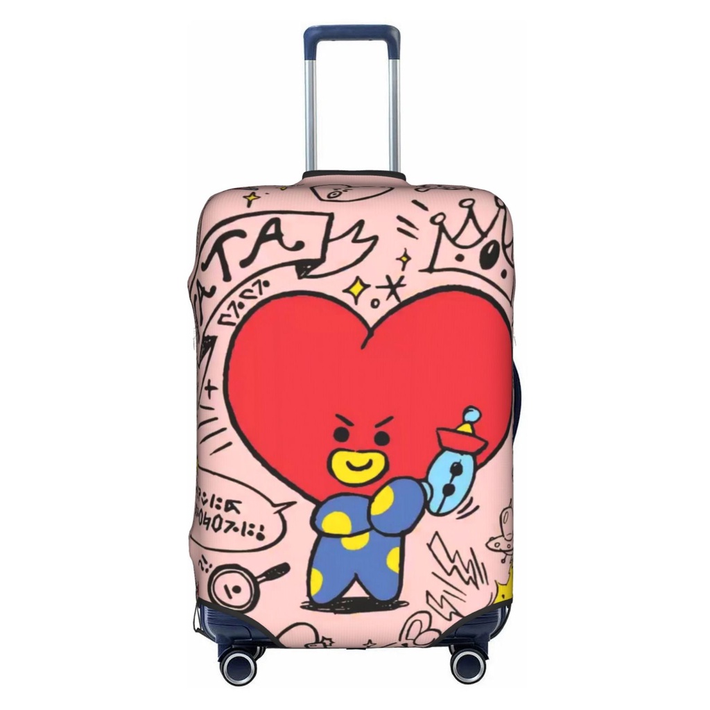 BTS BT21 Engrosado Cubierta De Equipaje 18/24/28/32 Pulgadas Alta