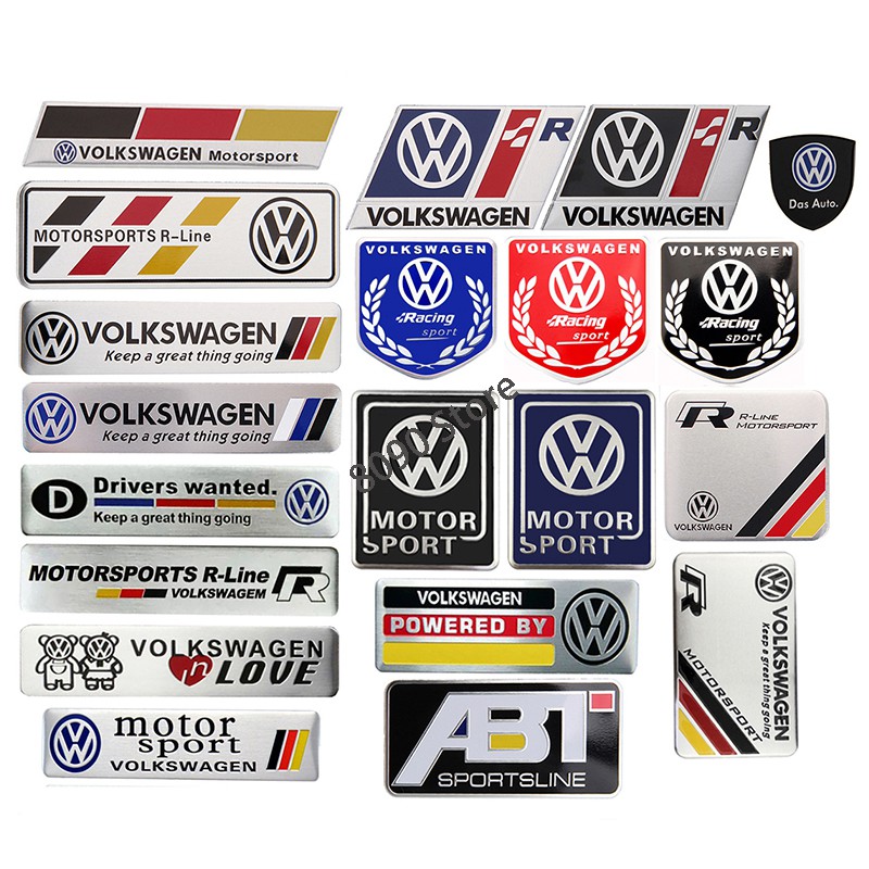 Logotipo De Coches, Volkswagen, Calcomanía, Pegatina, Pegatina