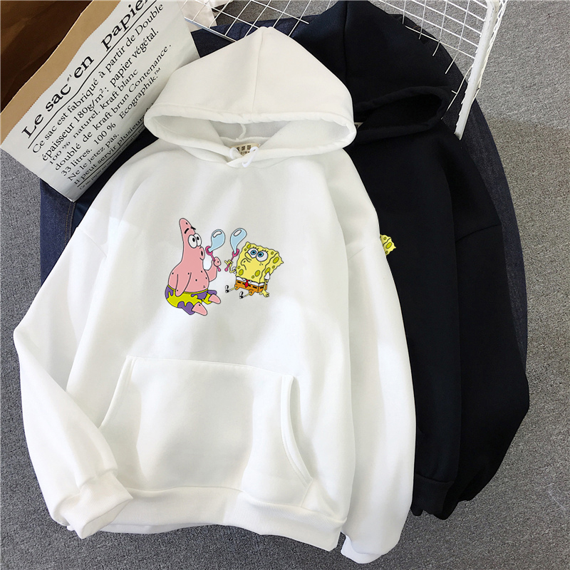 Mujeres Sudaderas Con Capucha Bob Esponja SquarePants Impresi n De