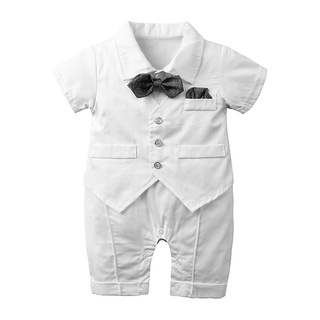 bautismal bebé niño conjunto de ropa para niños mono blanco bautizo ropa  para bebé niño boda formal recién nacido trajes | Shopee Chile