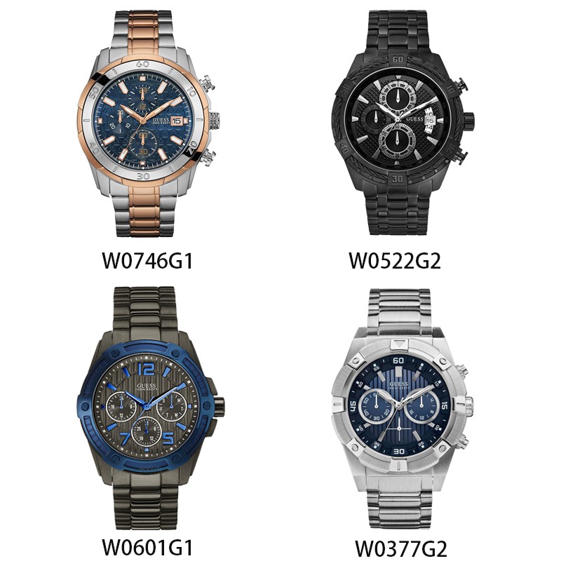 Original GUESS Reloj Cronografo De Acero Inoxidable W0746G1 W0522G2 W0601G1 W0377G2 Shopee Chile