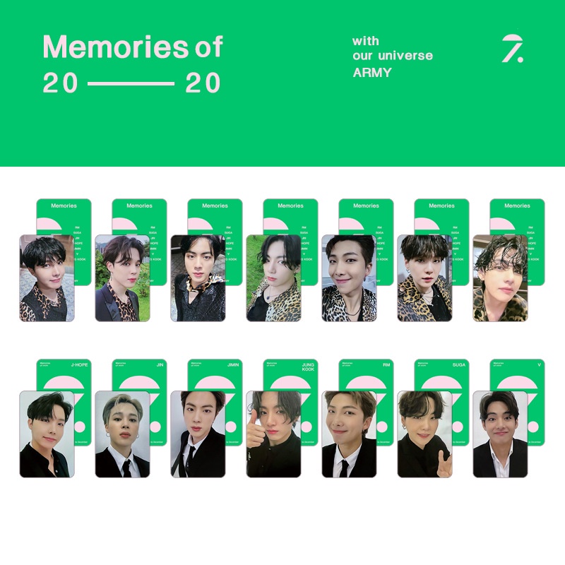 Kpop Bts Bangtan Boys Memories of 2020 Photo Card | Shopee Chile