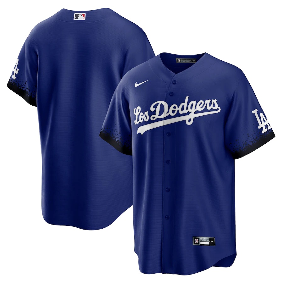 Camiseta Béisbol Hombre MLB Los Angeles Dodgers Azul