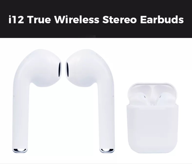 Auriculares i12 best sale tws como cargar