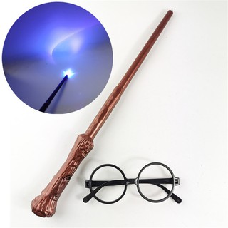 2 Unids set Pel cula Harry Potter Figuras De Acci n PVC Luz Sonido