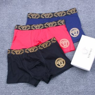Versace Ropa Interior Masculina Boxers De Algodon Calzoncillos Turnks