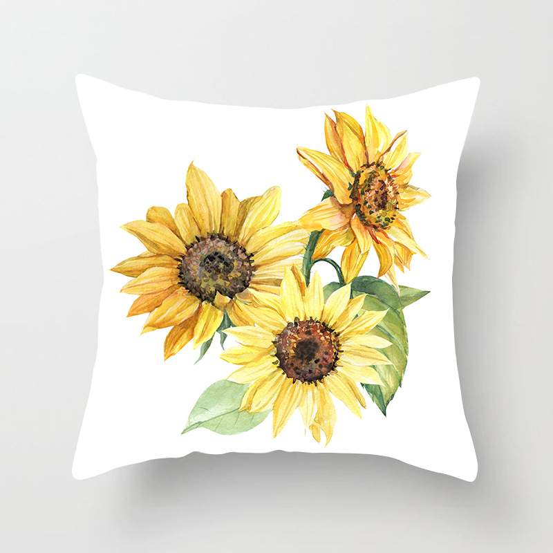 ?Listo Stock? Funda de cojín para sofá Bantal, primavera y verano, girasol,  funda de almohada para coche, sofá cama, decoración del hogar, funda de  almohada | Shopee Chile