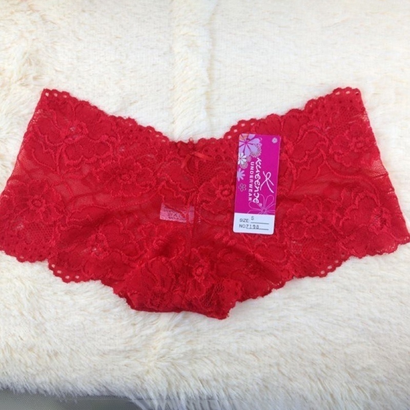 panty de encaje sexy para mujer pantaletas transpirables de