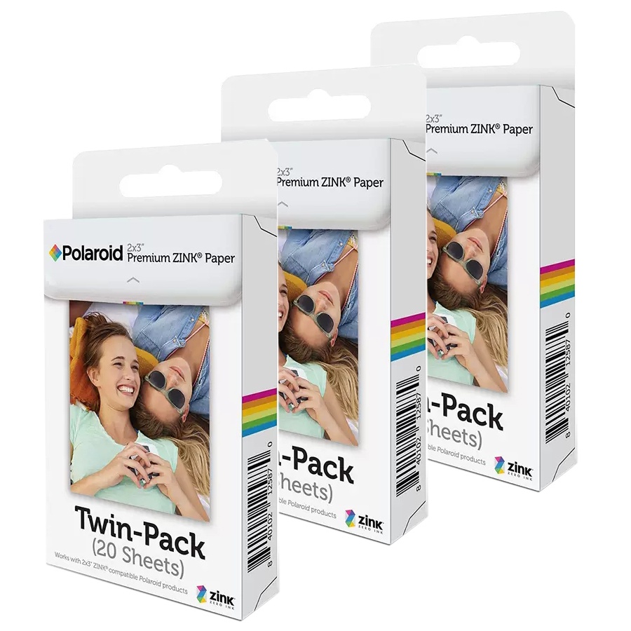 20-60 Hojas Polaroid 2x3 Kereta Papel Fotográfico Premium Zink Compatible  Con Snap/SnapTouch
