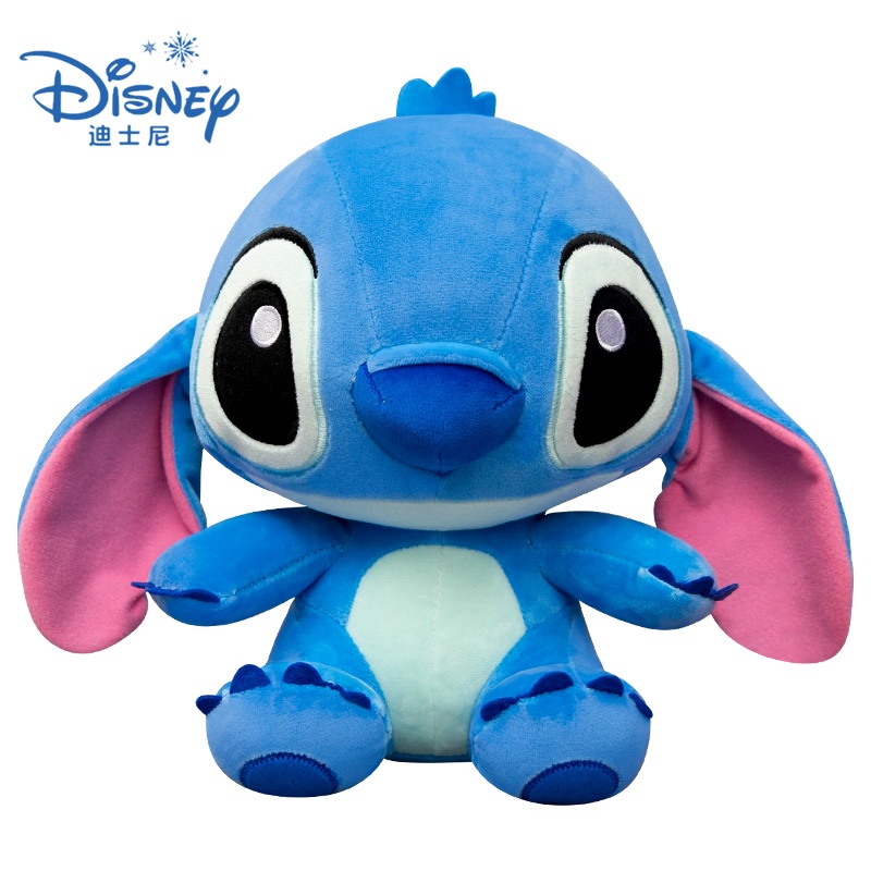 Muñecos de peluche de dibujos animados de Disney para niños, muñecos de  felpa de Stitch azul y rosa, Lilo y Stitch de 20CM, regalos de navidad