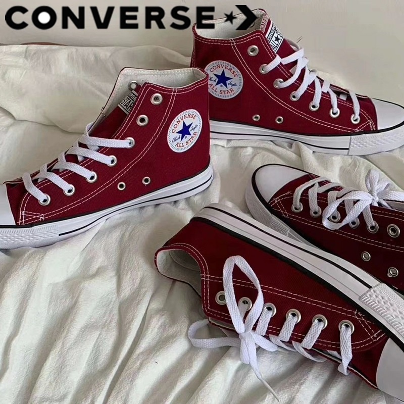 Zapatillas converse 2025 rojo vino