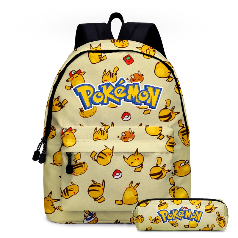 Pikachu Bolsa Pokemon Go Mochila Anime Figuras Niños Bolsas De
