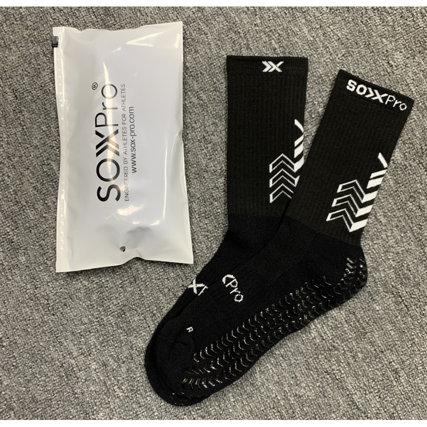 Soxpro Sprint Grip Socks White