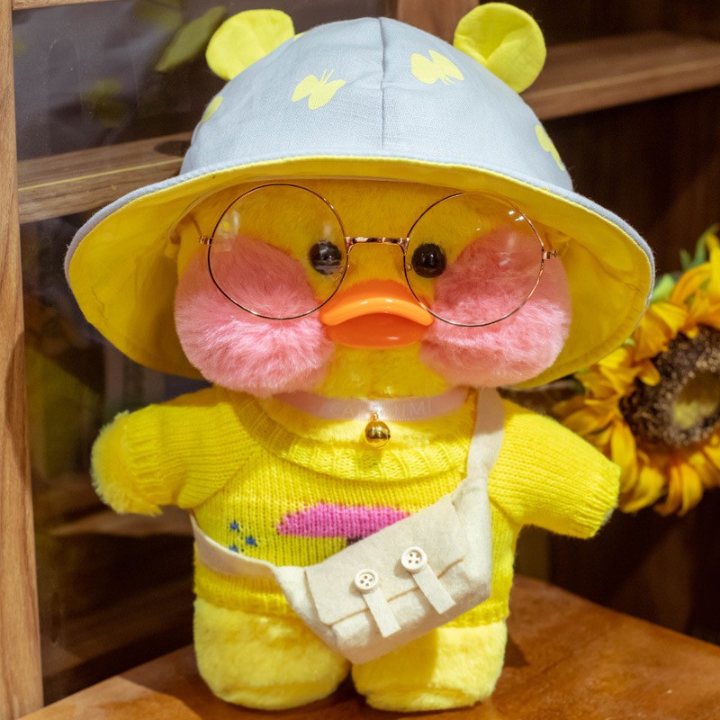 Ropa De Felpa Para Peluche De Pato – Set De 3 Piezas Con Diadema, Vestido Y Bolsito, Lavable Y Apta Para DIY, Estilo G