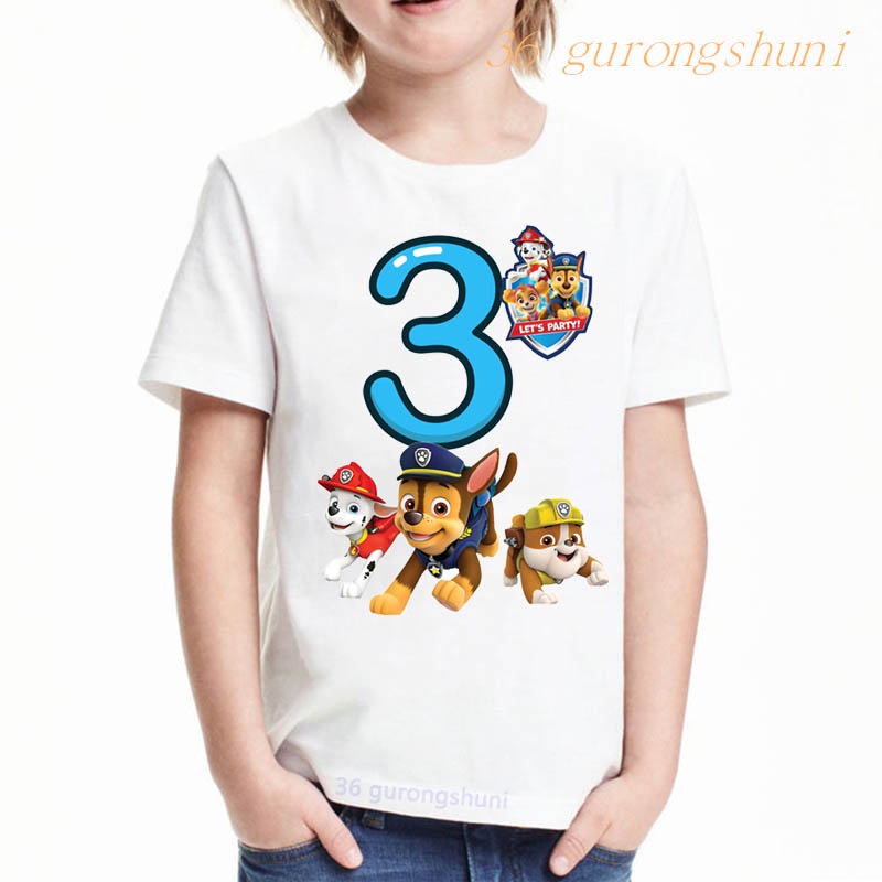 Ropa para cumpleaños de best sale paw patrol