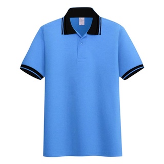 Camisa polo azul online cielo