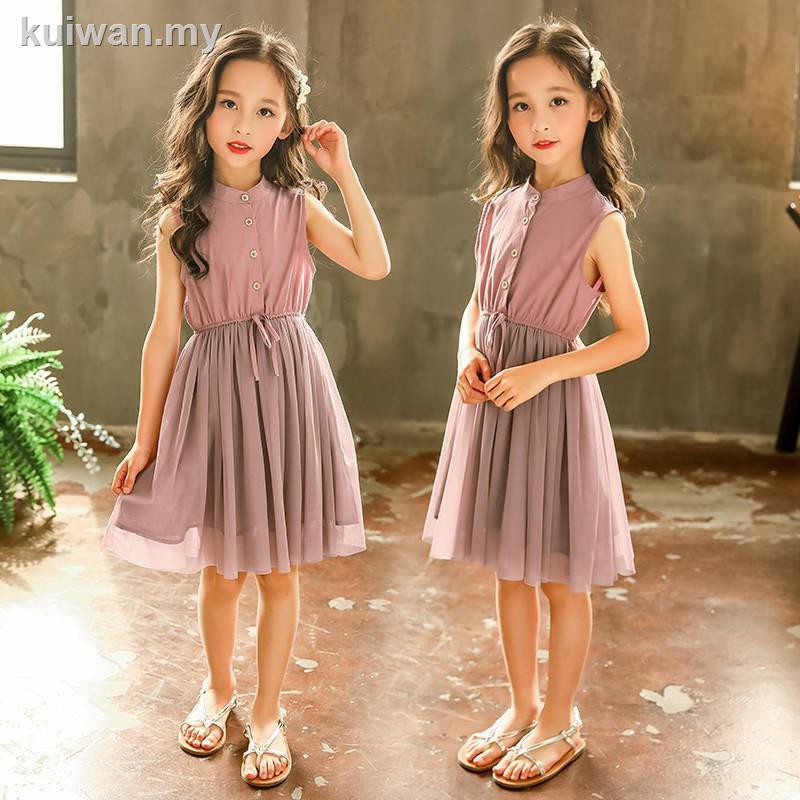 Vestidos Para Niñas Moda Vestido De Manga Corta Ropa Para Niña Camisetas  NuevO