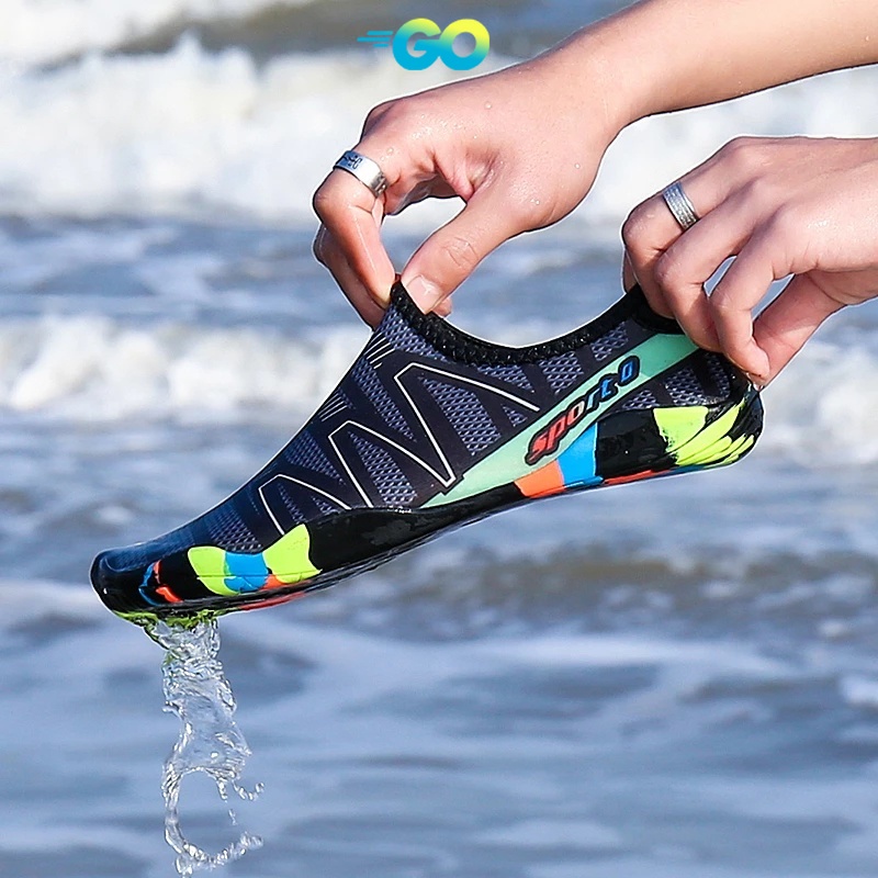 Zapatos de agua para hombre, zapatillas de agua de secado rápido unisex, zapatillas deportivas para nadar, zapatos yoga para zapatos en la playa, aguas arriba | Shopee Chile