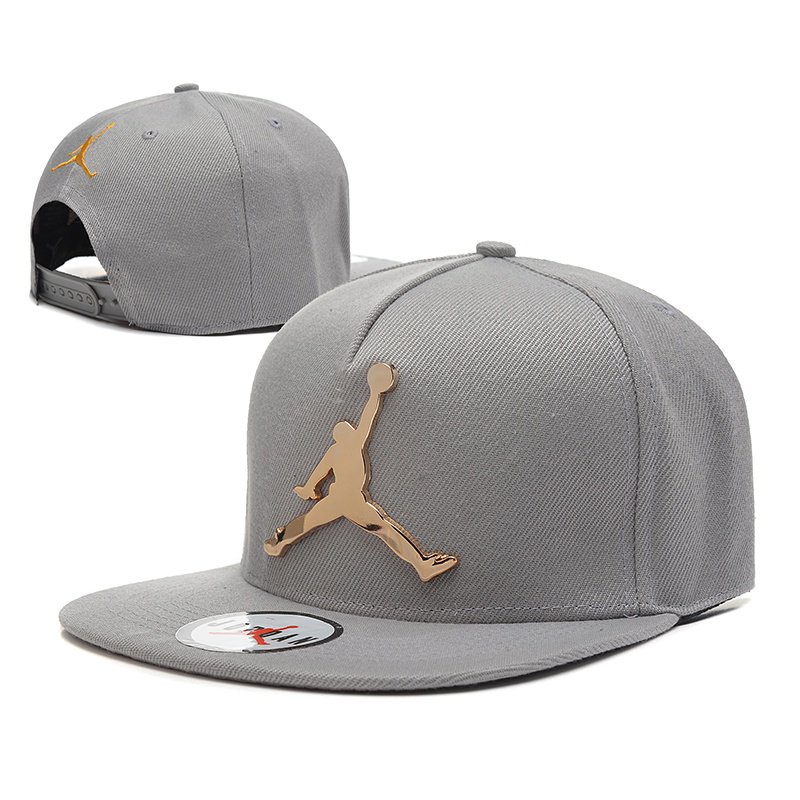 Gorras Air Jordan snapback Gorra Jumpman metal logo Deportes hip