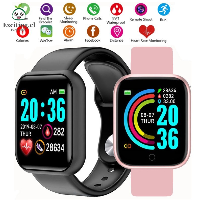Comprar Hombres Mujeres Reloj Inteligente Frecuencia Cardíaca Presión  Arterial Monitor Fitness Tracker Reloj Pulsera Inteligente Smartwatch