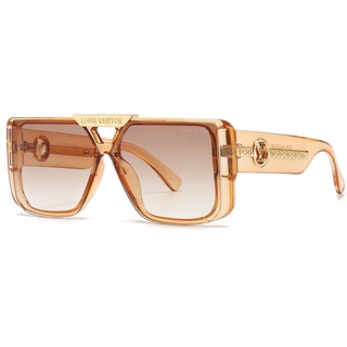 Lentes De Sol Louis Vuitton Con Marco Grande De Moda Para Mujer Marca De  Lujo Vintage Cuadrado LV Hombres Degradados