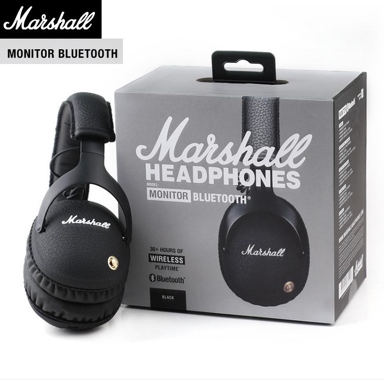 Auriculares Bluetooth inalámbricos y con cable Marshall Monitor II A.N.C.  Negro - Marshall