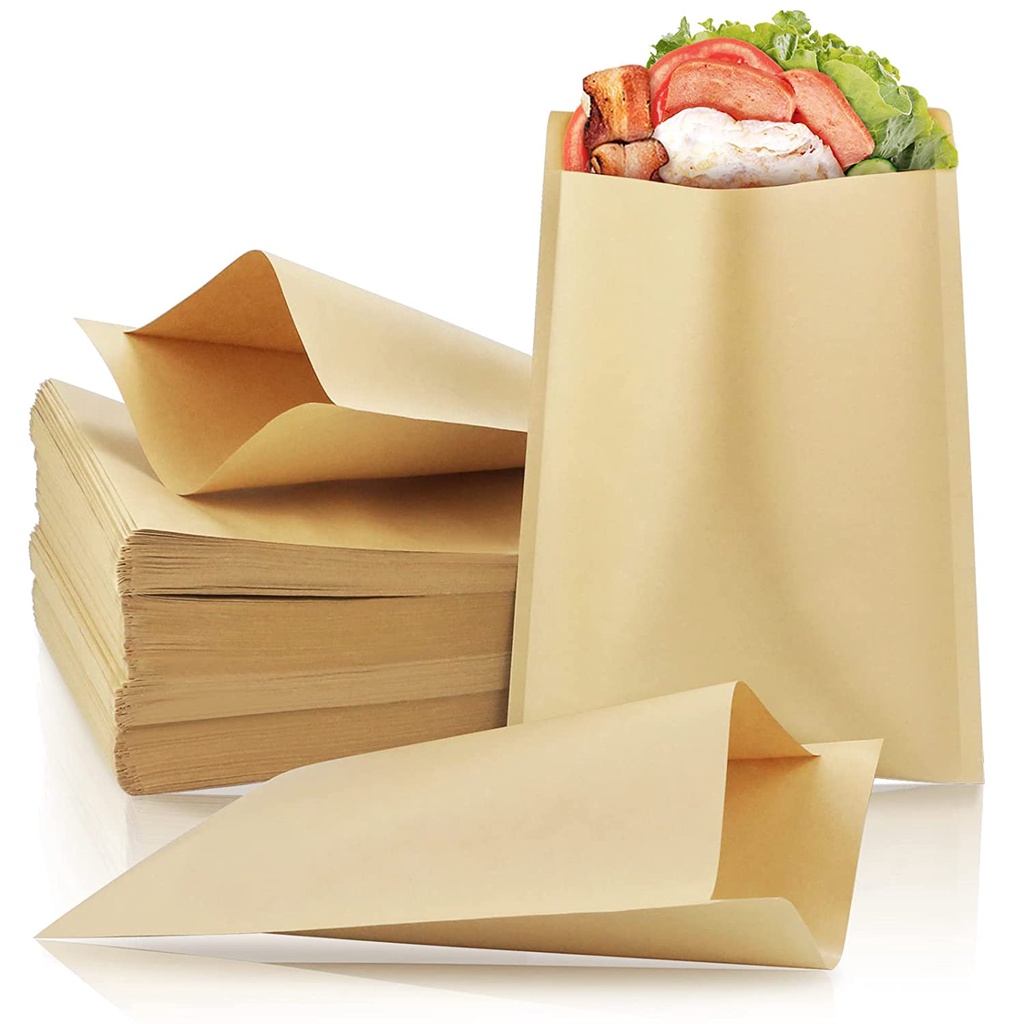 Bolsas para Bocadillos/Sándwiches, Fabricadas en papel Kraft, Mantiene  frescos tus alimentos