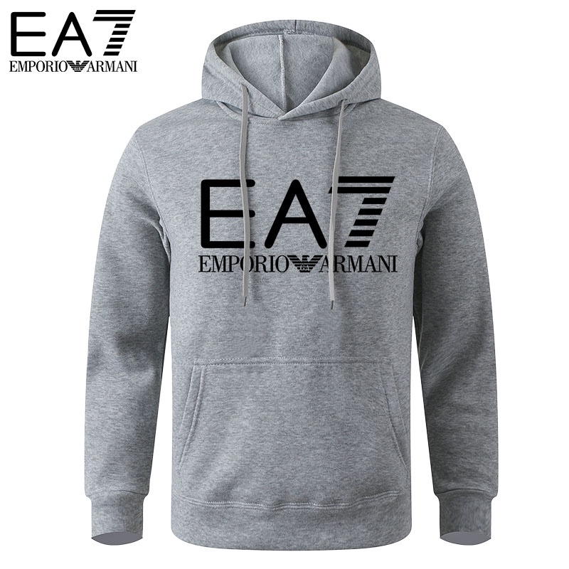 Streetwear Emporio Armani Sudaderas Con Capucha Hombres Mujeres Jersey  Nuevo Casual Impreso EA7 Algodón Suéter | Shopee Chile