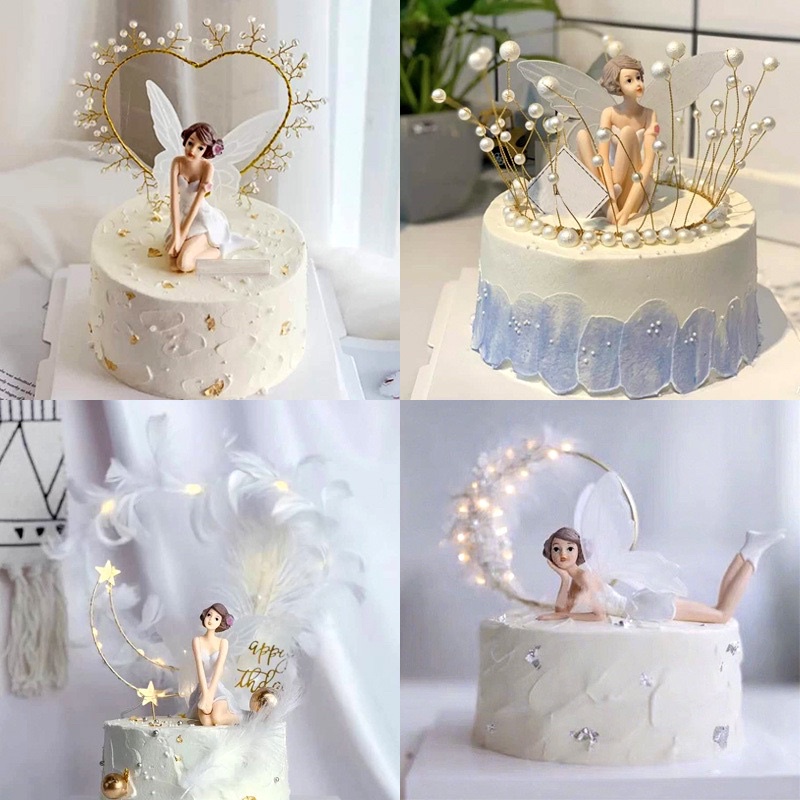 Decoraciones De Fiesta De Cumpleaños De Hadas Para Niñas, Suministros De Fiesta De Cumpleaños De Jardín De Hadas Con Telón De Fondo De Feliz Cumpleaños, Globos, Decoración De Pastel, 12 Adornos