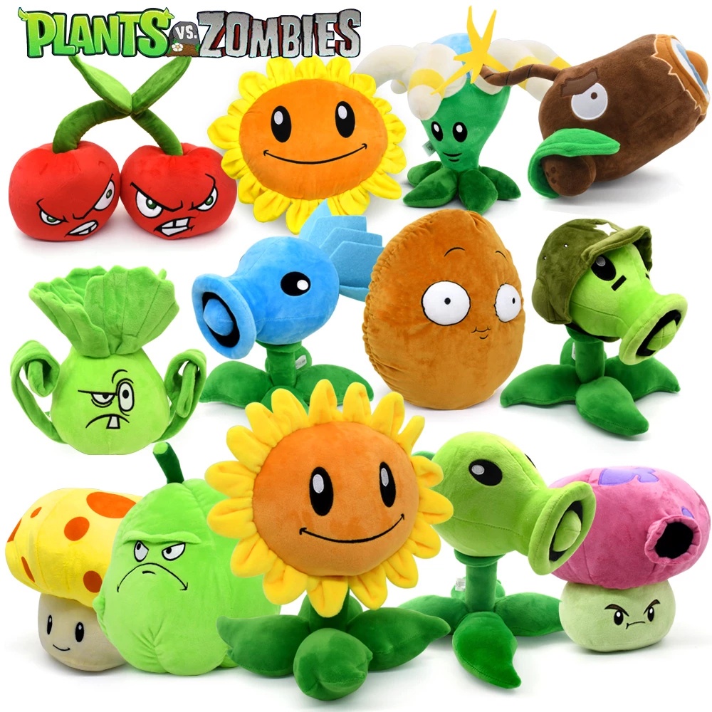 Los peluches de plantas contra zombies online