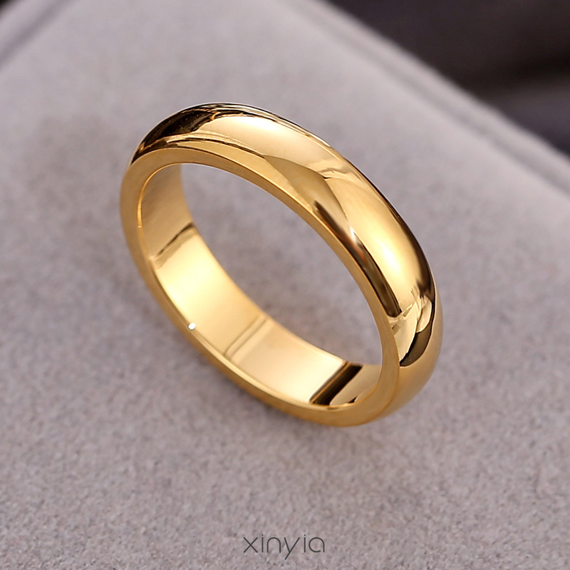 Anillo De Oro 375 Grado Pareja De Acero Inoxidable Mejor D a De