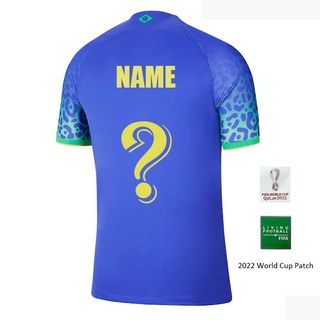 Camiseta De Fútbol Brasil 2022 Copa Del Mundo Para Neymar Vini JR