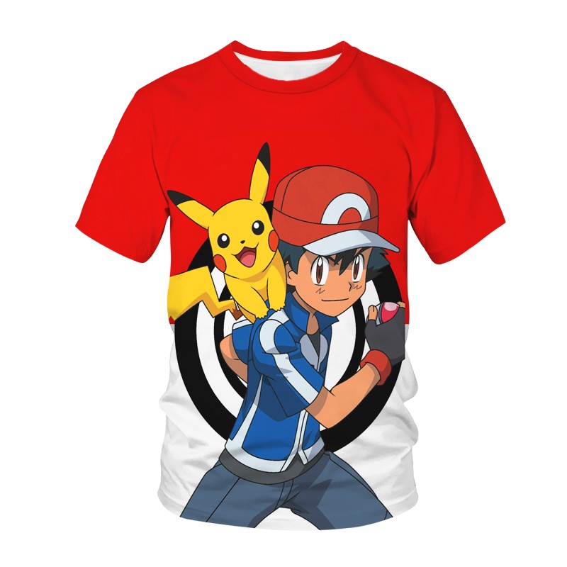 Camisetas de discount pokemon para niños