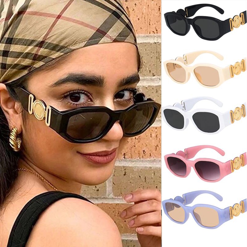 Pequeño Polígono Cuadrado Negro Gafas De Sol Para Las Mujeres De La Marca De  Moda Degradado Hombres Hip Hop UV400