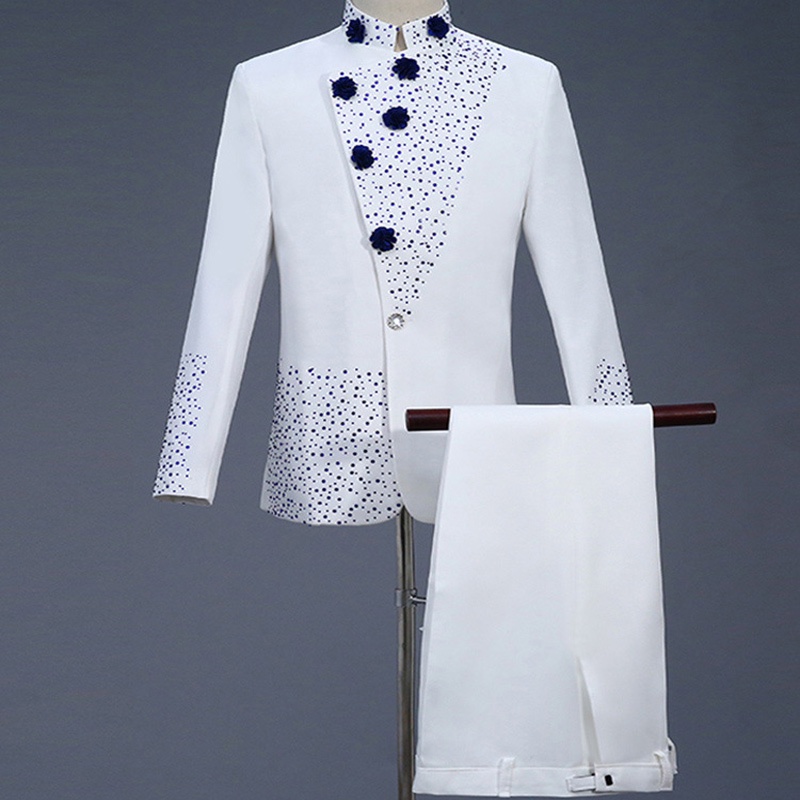 Traje blanco para online boda hombre