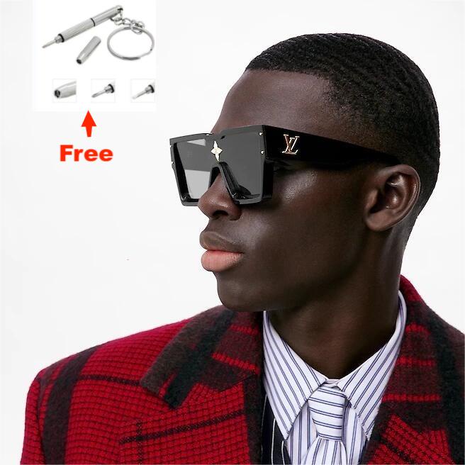 Gafas De Sol Clásicas lv De Estilo Millonario Con Diseño De Moda retro De  La Marca De Lujo Para Hombre
