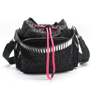  Bimba y Lola Bolso cruzado impermeable, Negro - : Ropa