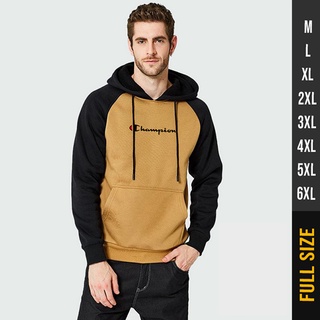 Hoodie Sudadera Champion Original Hombre Deportiva Negro