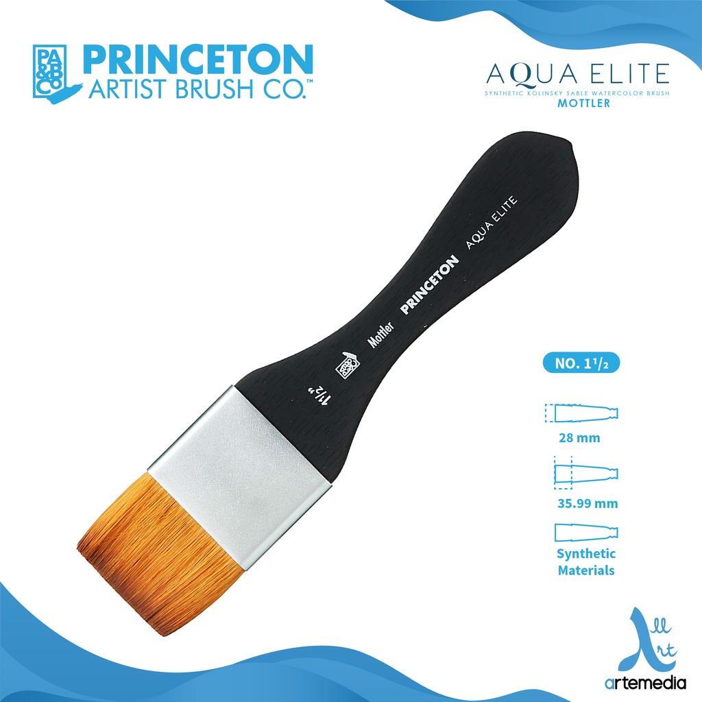 Aqua Elite Synthetic Kolinsky Sable Watercolor Brush