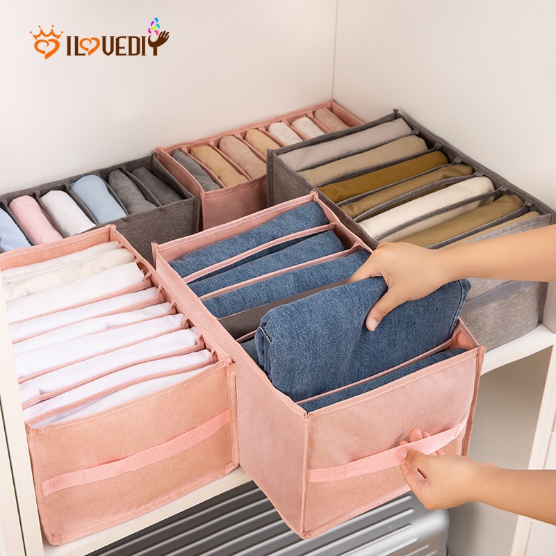 Organizador De Cajones Plegable Para El Hogar , Caja De Almacenamiento ,  Cajón De Armario , Cajas Organizadoras Separadas , Con Compartimento De  Ropa , Manta , Interior , Abrigos , jeans .