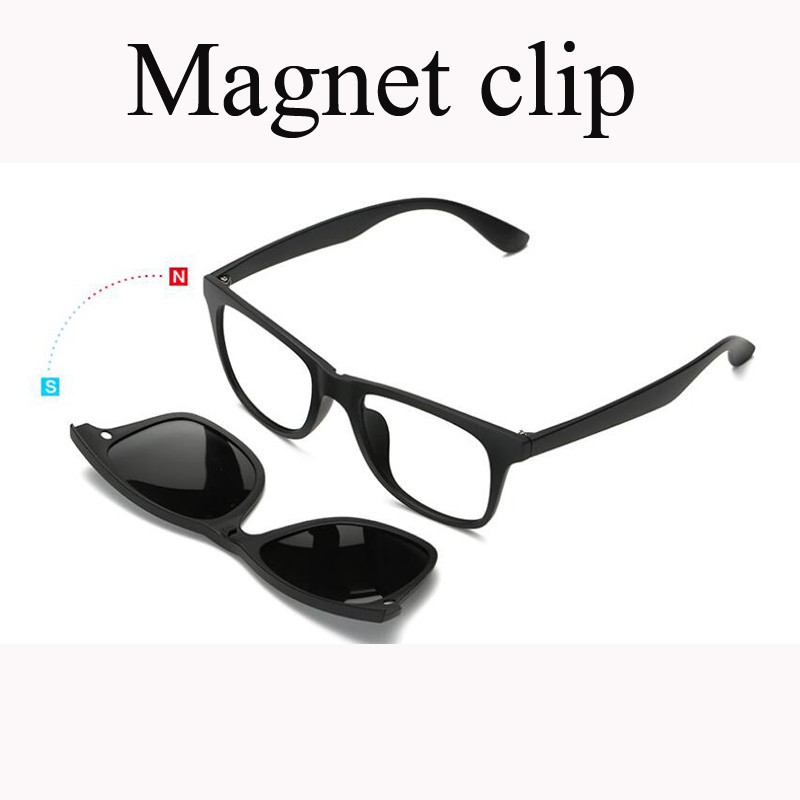 6 En 1 Personalizado Hombres Mujeres Polarizado Optico Magnetico Lentes De Sol Clip Iman Polaroid Miopia Marco 1 1 Combinacion Magneticas De Moda Shopee Chile